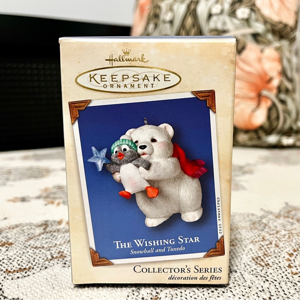 2002 The Wishing Star #2 Snowball and Tuxedo Hallmark Keepsake Ornament (QX8033)